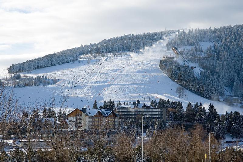 Der Fichtelberg im Winter